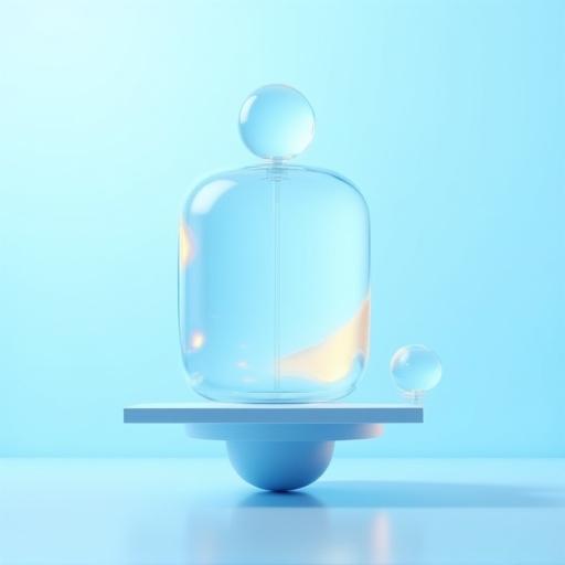 Abstrakte Darstellung von Balance und Transparenz in der KI